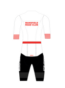 Mansfield (White / Red): FASTA SHORT SLEEVE RACE SUIT